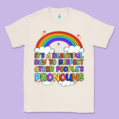 It's A Beautiful Day To Respect Other People's Pro Classic Tee Designed By Artiststas