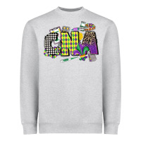 Heather Grey cna mardi gras certified nursing assistant Heavyweight Sweatshirt - CowGirlArtShop