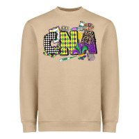 Mushroom cna mardi gras certified nursing assistant Heavyweight Sweatshirt - CowGirlArtShop