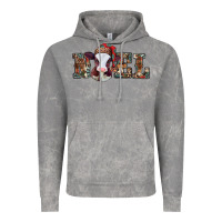 Cloud Rock western christmas baby cow noel Vintage Hoodie - Jasminsmagicworld