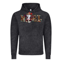 Vintage Black western christmas baby cow noel Vintage Hoodie - Jasminsmagicworld