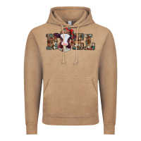 Vintage Coffee western christmas baby cow noel Vintage Hoodie - Jasminsmagicworld