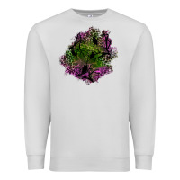 Dove Grey halloween patch Premium Sweatshirt - BundleAndBundleShop
