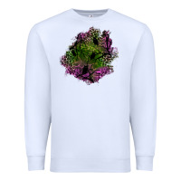 White halloween patch Premium Sweatshirt - BundleAndBundleShop