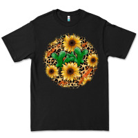 Black leopard cactus sunflower Premium Tee - JahusDesignShop