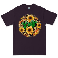 Plum leopard cactus sunflower Premium Tee - JahusDesignShop