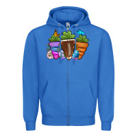 True Royal Football Easter sports carrots Zipper Hoodie - OliviaCreatesArt