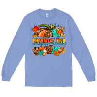 Colony Blue pharmacy tech pumpkin Long Sleeve Tee - NancyCooperArtShop