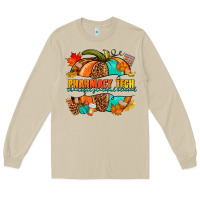 Mushroom pharmacy tech pumpkin Long Sleeve Tee - NancyCooperArtShop
