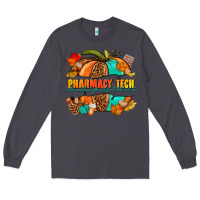 Smoke pharmacy tech pumpkin Long Sleeve Tee - NancyCooperArtShop