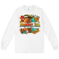 White pharmacy tech pumpkin Long Sleeve Tee - NancyCooperArtShop
