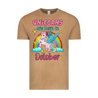 Vintage Camel unicorns are born in october Vintage Tee - Jasminsmagicworld