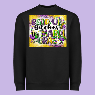 Bead Up Bitches Heavyweight Sweatshirt Designed By Cowgirlartshop