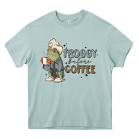 Arona froggy before coffee Heavy Core Tee - MaliasSmallBusiness