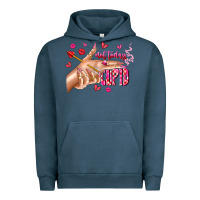 Pigment Midnight Navy Not Today Cupid Urban Hoodie - CowhideDigitalArt
