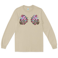 Mushroom easter hands skeleton Long Sleeve Tee - Jasminsmagicworld