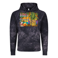 Cloud Black hello summer pineapple Vintage Hoodie - BarkalooDesign