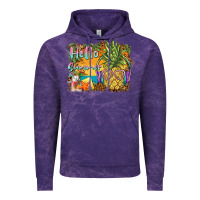 Cloud Purple hello summer pineapple Vintage Hoodie - BarkalooDesign