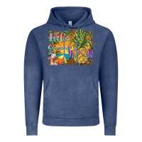 Vintage Denim hello summer pineapple Vintage Hoodie - BarkalooDesign