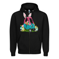 Black Easter toddler car Zipper Hoodie - OliviaCreatesArt