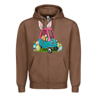 Chestnut Easter toddler car Zipper Hoodie - OliviaCreatesArt