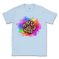 Dusty Blue pride dog paw Classic Tee - Artiststas