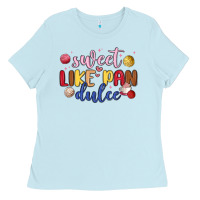 Baby Blue sweet like pan dulce Ladies Tee - MaliasSmallBusiness