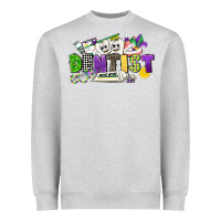Heather Grey dentist mardi gras Heavyweight Sweatshirt - CowGirlArtShop