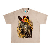 French Oak Zebra With Sunflowers Urban Heavy Tee - Bettercallsaul