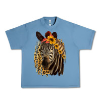 Pebble Blue Zebra With Sunflowers Urban Heavy Tee - Bettercallsaul