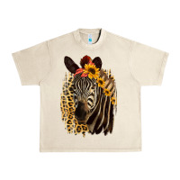 Sandshell Zebra With Sunflowers Urban Heavy Tee - Bettercallsaul
