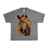 Tornado Zebra With Sunflowers Urban Heavy Tee - Bettercallsaul