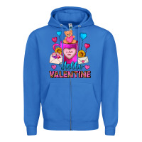 True Royal Hello Valentine Valentine's Day Coffee Mug Zipper Hoodie - FaDigitalArtStudio
