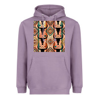 Lavender native american aztec seamless pattern 4 Heavyweight Hoodie - BundleAndBundleShop