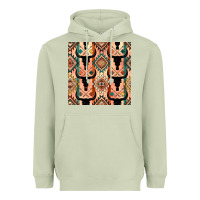 Matcha native american aztec seamless pattern 4 Heavyweight Hoodie - BundleAndBundleShop