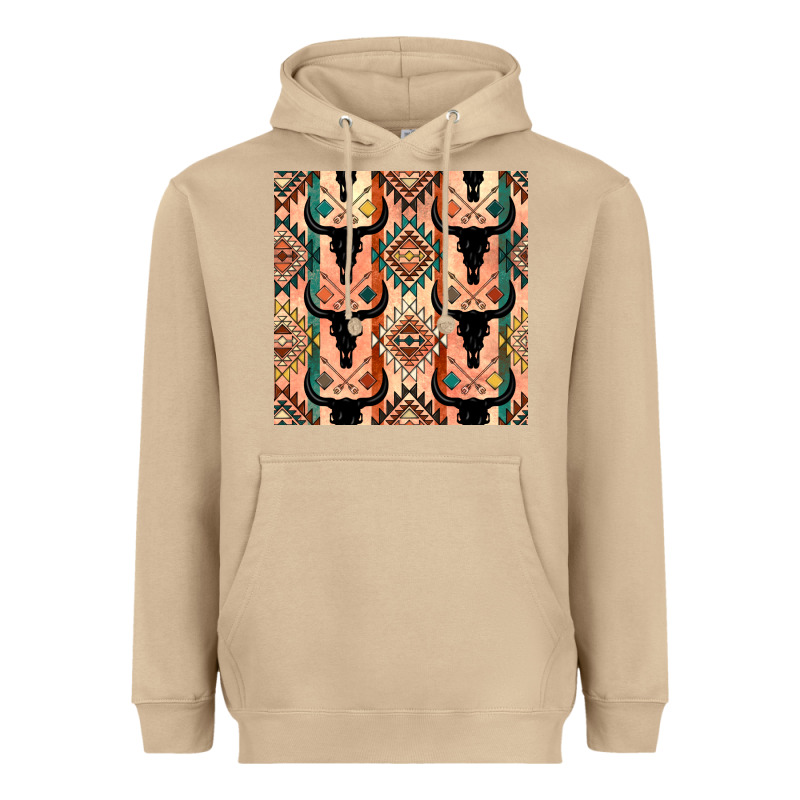 Native American Aztec Seamless Pattern 4 Heavyweight Hoodie by BundleAndBundleShop | Teevron