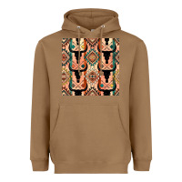 Toasted Coconut native american aztec seamless pattern 4 Heavyweight Hoodie - BundleAndBundleShop