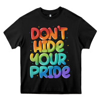 Black dont hide your pride Heavy Core Tee - MaliasSmallBusiness