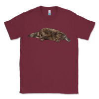 Burgundy Platypus Classic Tee - LillyAllenDesigns