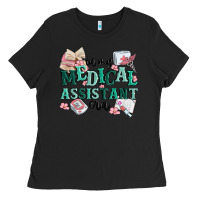 Black in my medical assistant era Ladies Tee - MaliasSmallBusiness