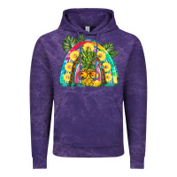 Cloud Purple pineapple rainbow Vintage Hoodie - BarkalooDesign