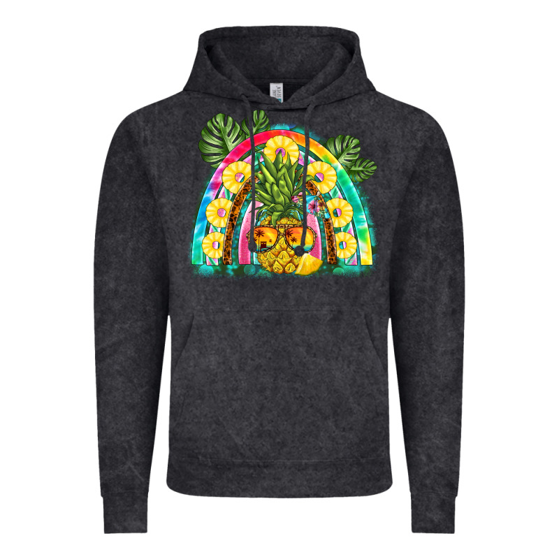 Pineapple Rainbow Vintage Hoodie by BarkalooDesign | Teevron
