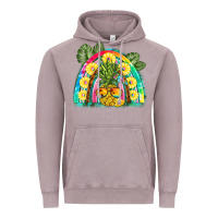 Vintage Zinc pineapple rainbow Vintage Hoodie - BarkalooDesign