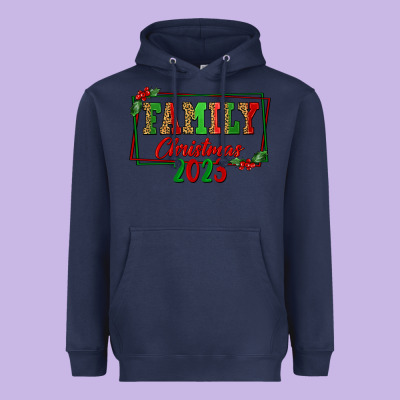 Family Christmas 2023 Heavyweight Hoodie Designed By Fadigitalartstudio