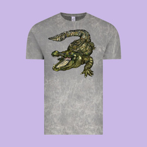 Alligator Vintage Tee Designed By Barkaloodesign