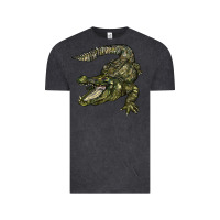 Vintage Black alligator Vintage Tee - BarkalooDesign