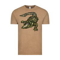 Vintage Coffee alligator Vintage Tee - BarkalooDesign