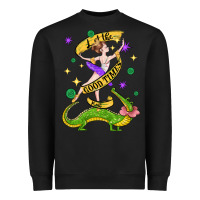 Black let the good times roll (2) Heavyweight Sweatshirt - CowGirlArtShop