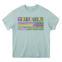 Arona mardi gras beads Heavy Core Tee - MaliasSmallBusiness