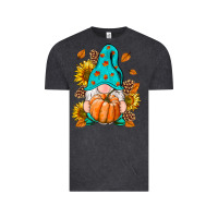 Vintage Black Fall Gnome Vintage Tee - RanaPortraitStore